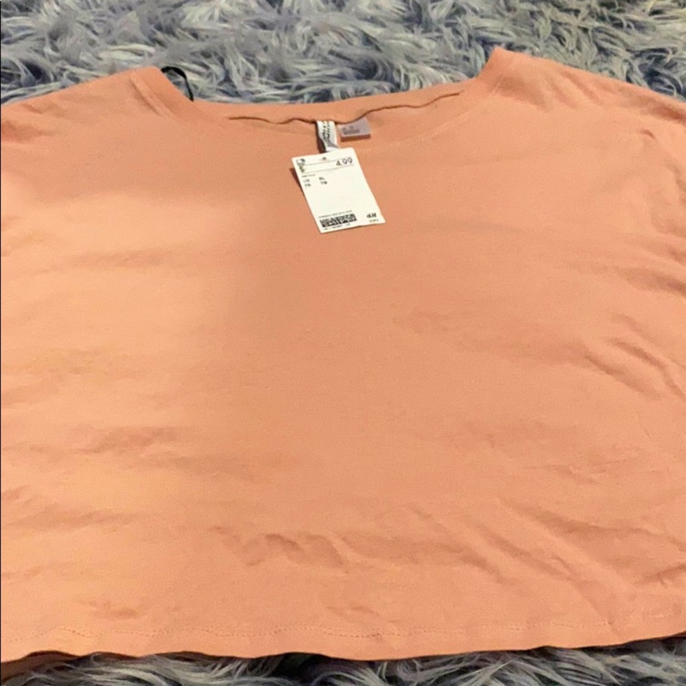 A light pink t shirt